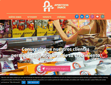 Tablet Screenshot of aperitivossnack.com